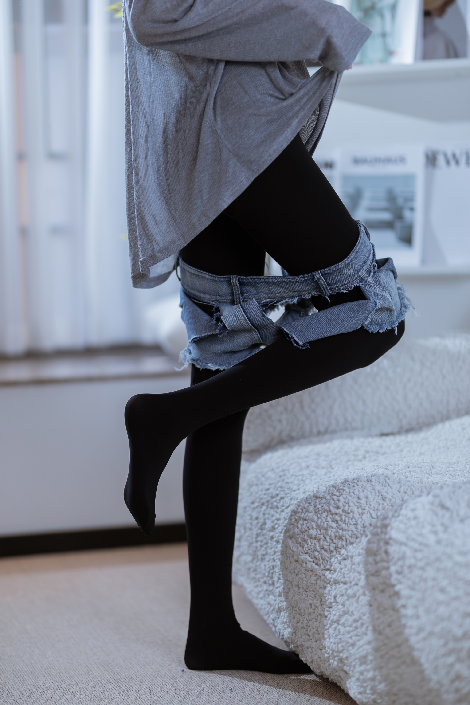 许岚LAN – NO.027 半透毛衣